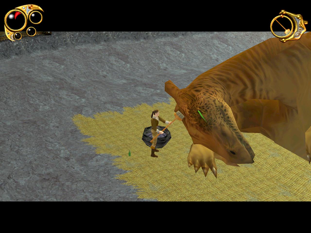 [26/11/2001] Einem faulen Drachen den Rücken schrubben  so weit kommt s noch!