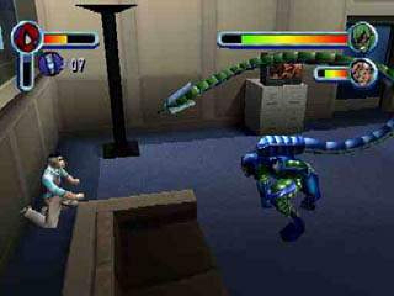 [26/11/2001] Erst die Endgegner zeigen, wozu die Grafikengine fähig ist: zu knackigen Farben und ausgearbeiteten "Designs".