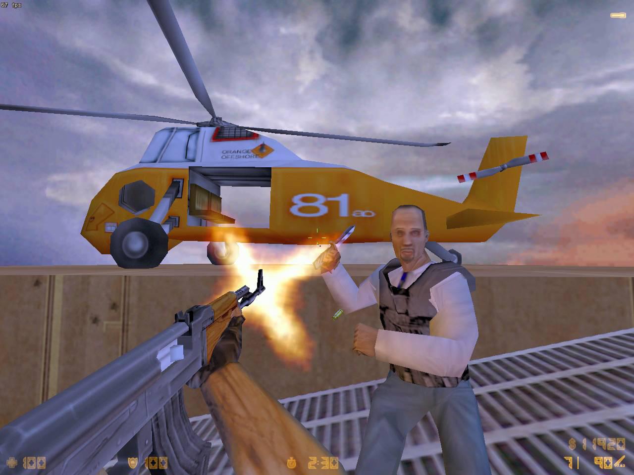 [26/11/2001] Im Taktik-Shooter Counter-Strike müssen Sie sich online gegen eine Truppe Terroristen wehren. Alternativ können Sie auch die Terroristen selbst spielen.