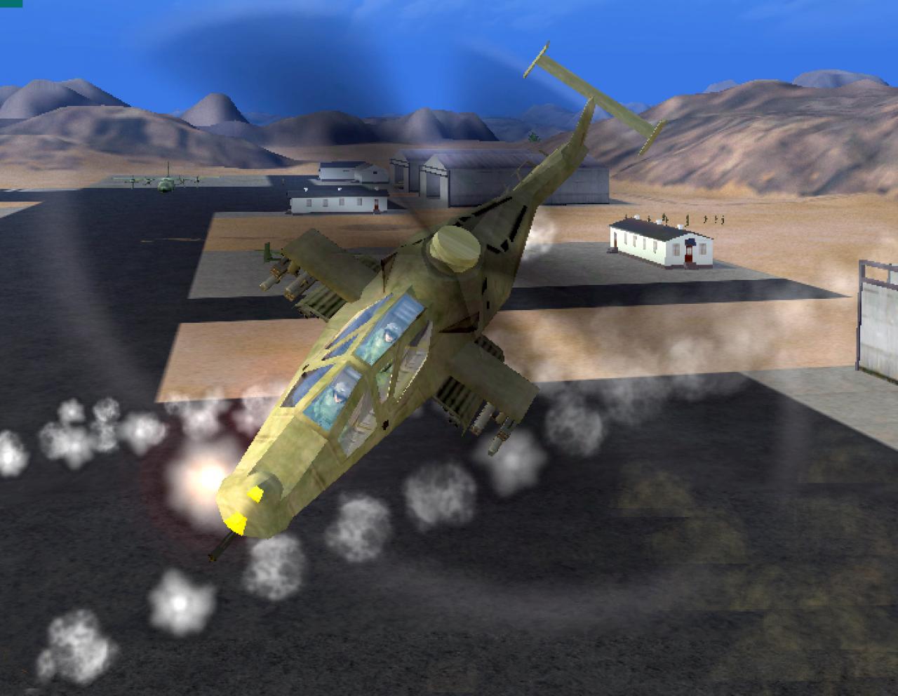 [01/01/2002] Detailgetreu: Die Grafik-Engine stellt sogar die einzelnen Hydra-Raketen in ihren Rundbehältern dar.