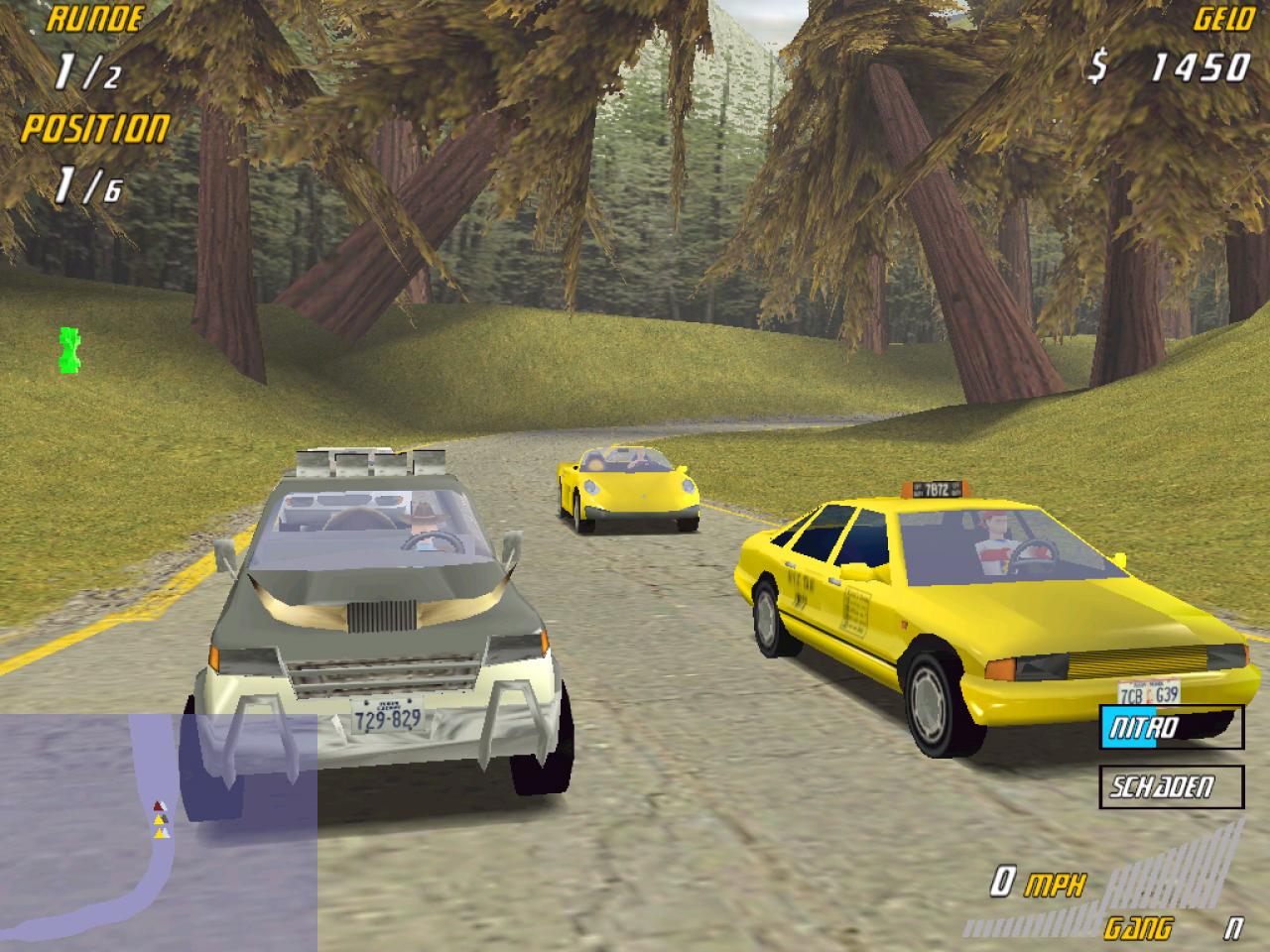 [28/01/2002] Das Starterfeld ist bunt gemischt, vom Taxi bis zum Pick-up ist alles am Start.