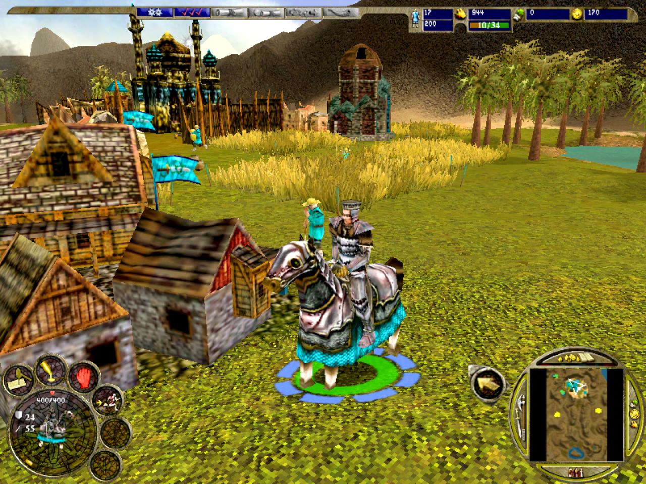 [14/04/2002] Held Artos ist der Hauptdarsteller von Warrior Kings. Ein Ableben des magisch begabten Haudegens beendet das Spiel.