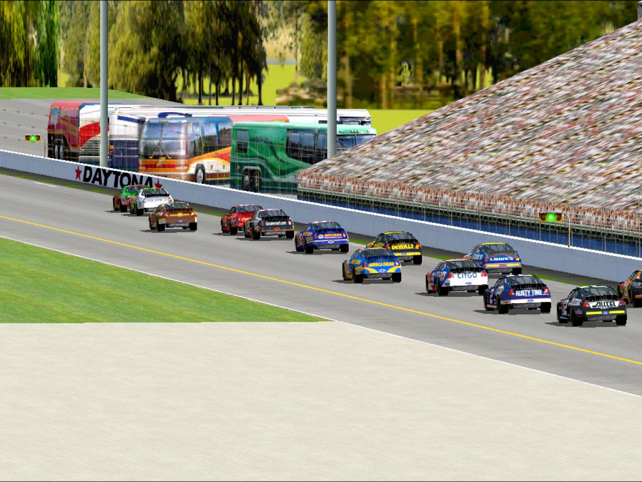 [09/04/2002] Trotz verbesserter Grafik ist Nascar noch immer eine Lachnummer.