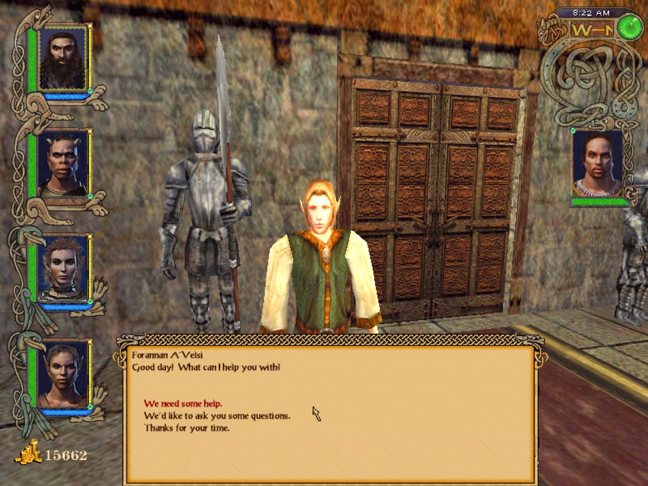 [21/05/2002] Zum ersten Mal in Might & Magic: Multiple-Choice-Dialoge. Spannender wird&rsquo;s dadurch auch nicht.