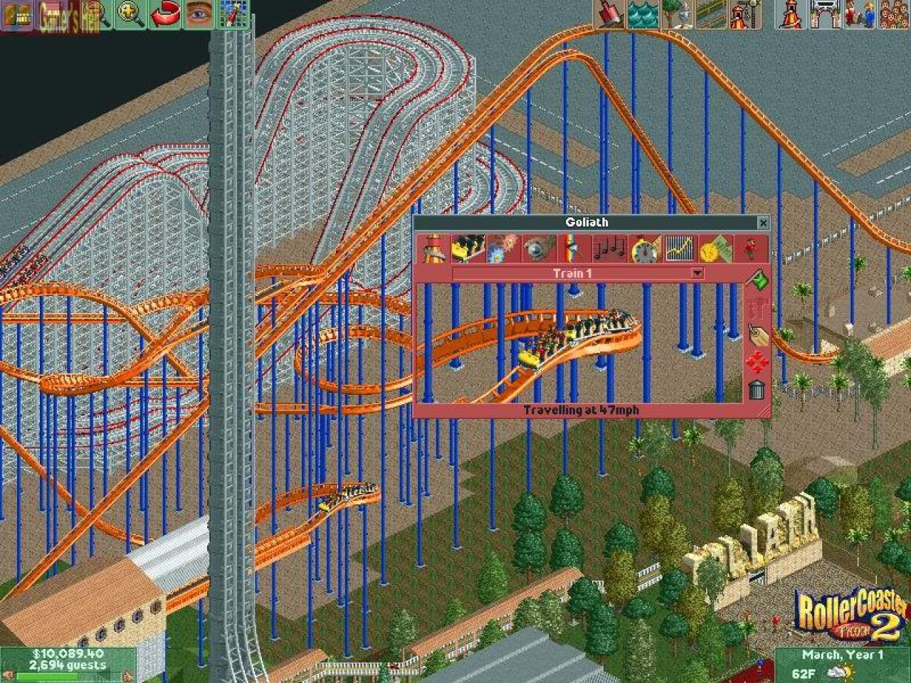 [05/06/2002] Screenshots zu Rollercoaster Tycoon 2. (14)