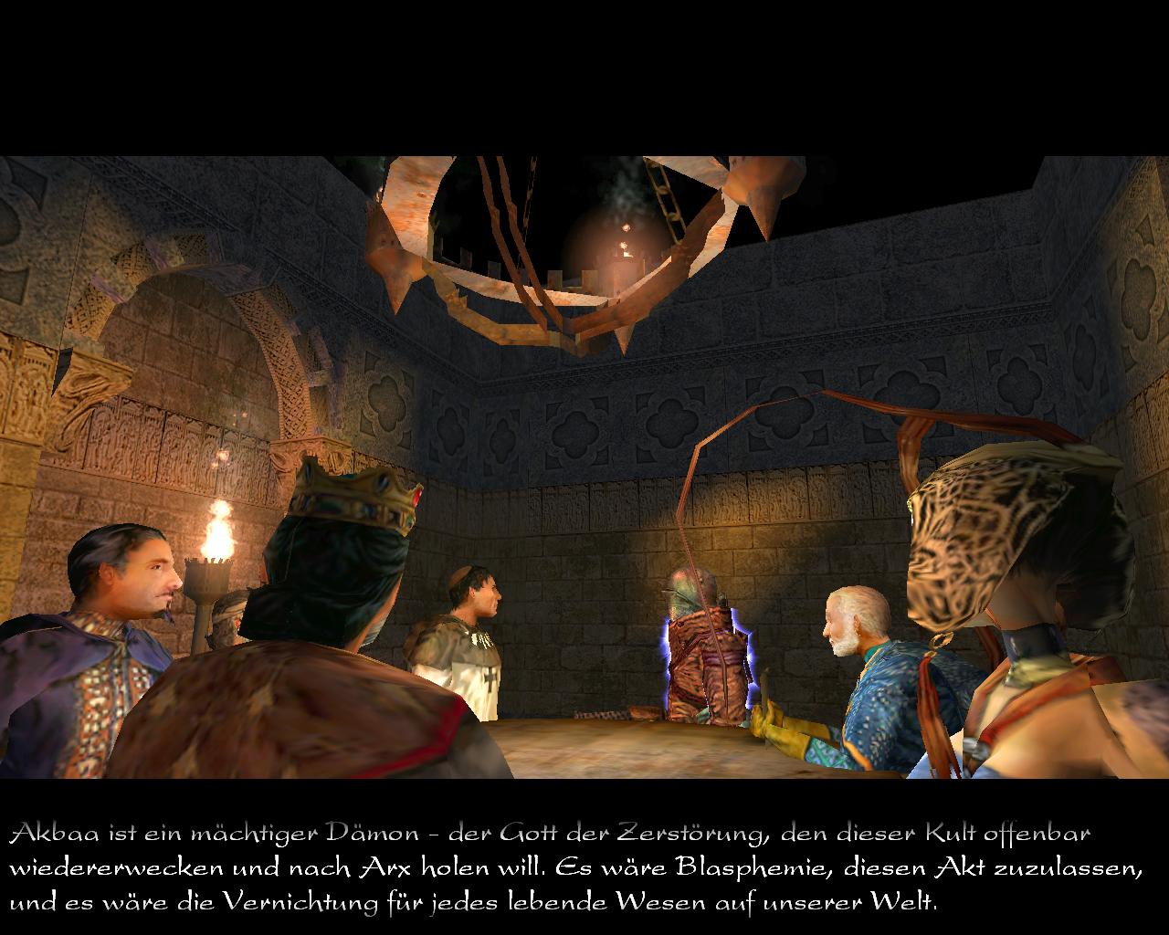 [29/06/2002] Die Gespräche laufen in Cutscenes ab und treiben genretypisch die Story voran. (1)