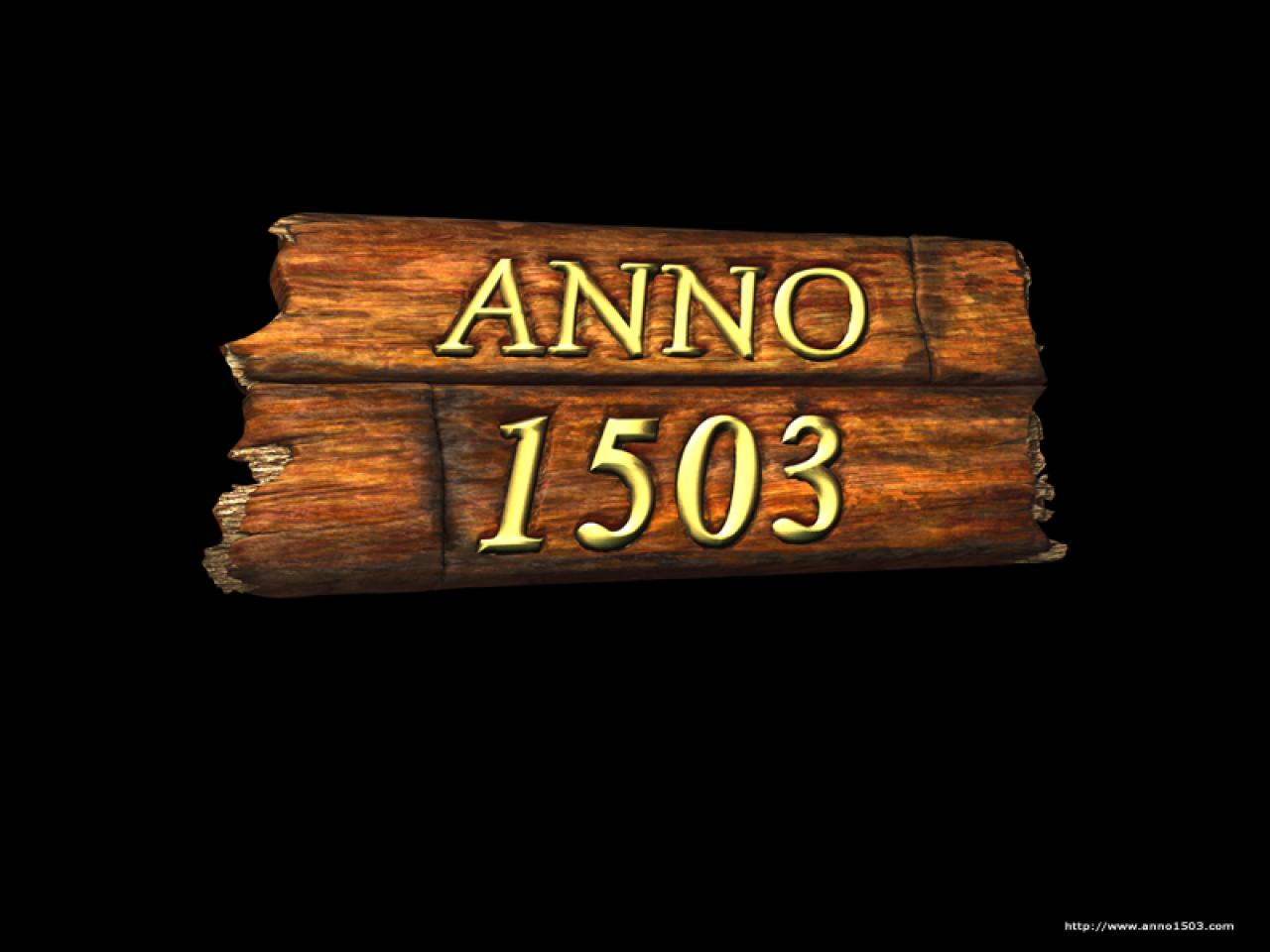 [06/06/2002] Das Anno 1503-Logo als Desktop-Hintergrund