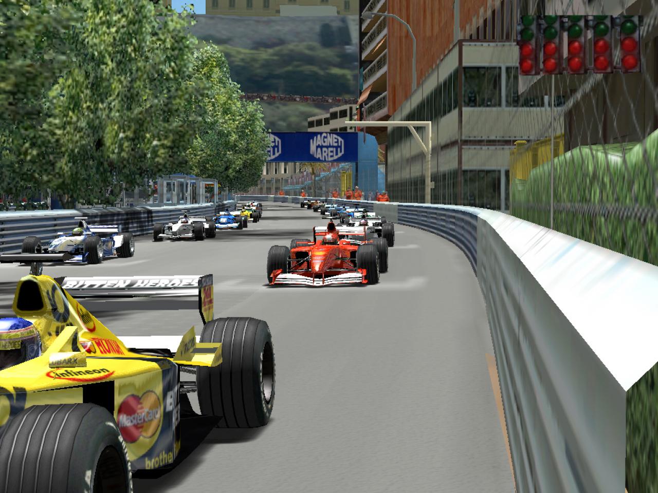 [05/07/2002] Die computergesteuerten Fahrer verhalten sich stets realistisch, ohne dabei langweilig zu sein.