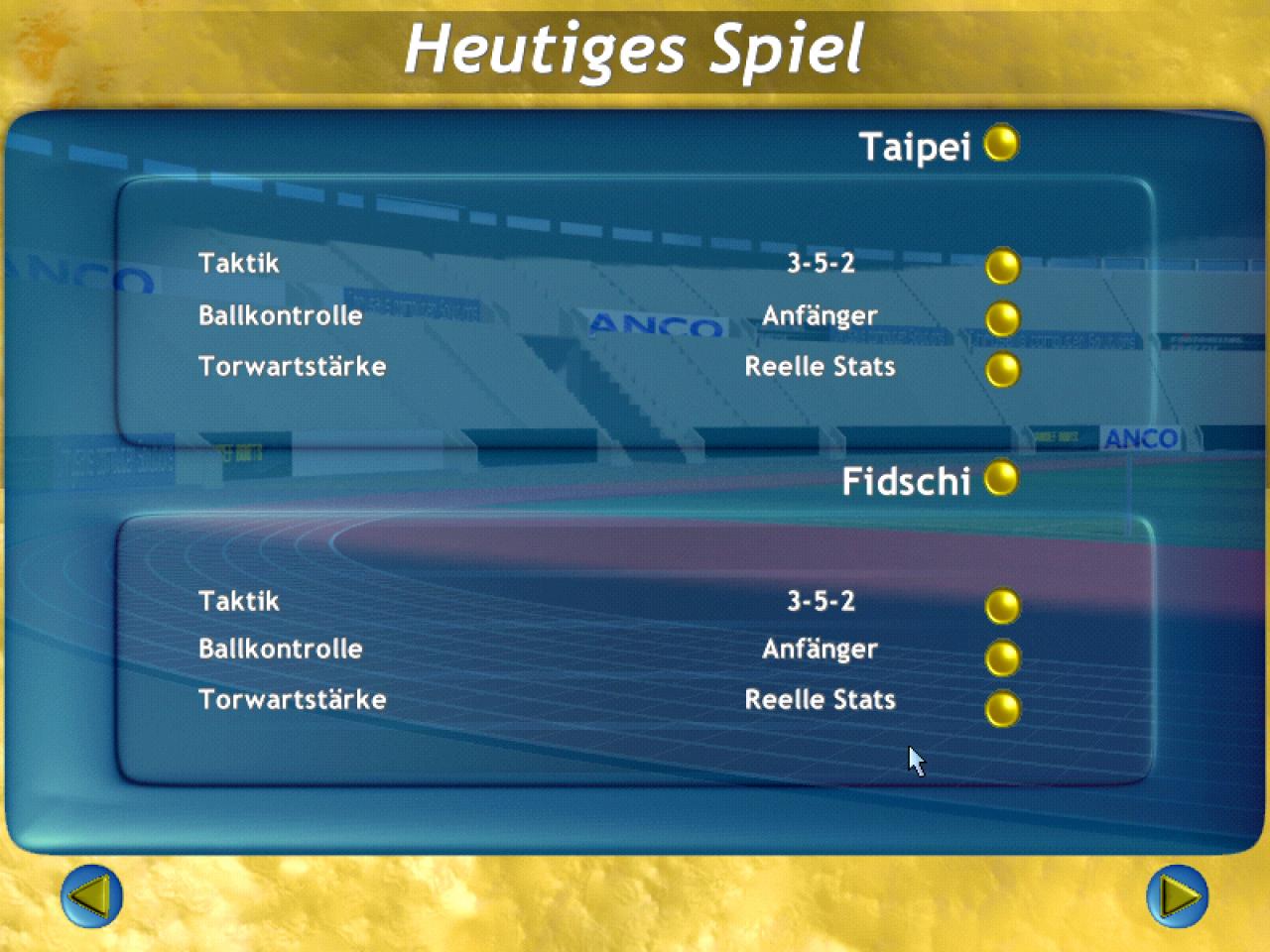 [04/07/2002] Ob Taipei gegen Fidschi oder England gegen Deutschland: Alles spielt sich exakt gleich schlecht.