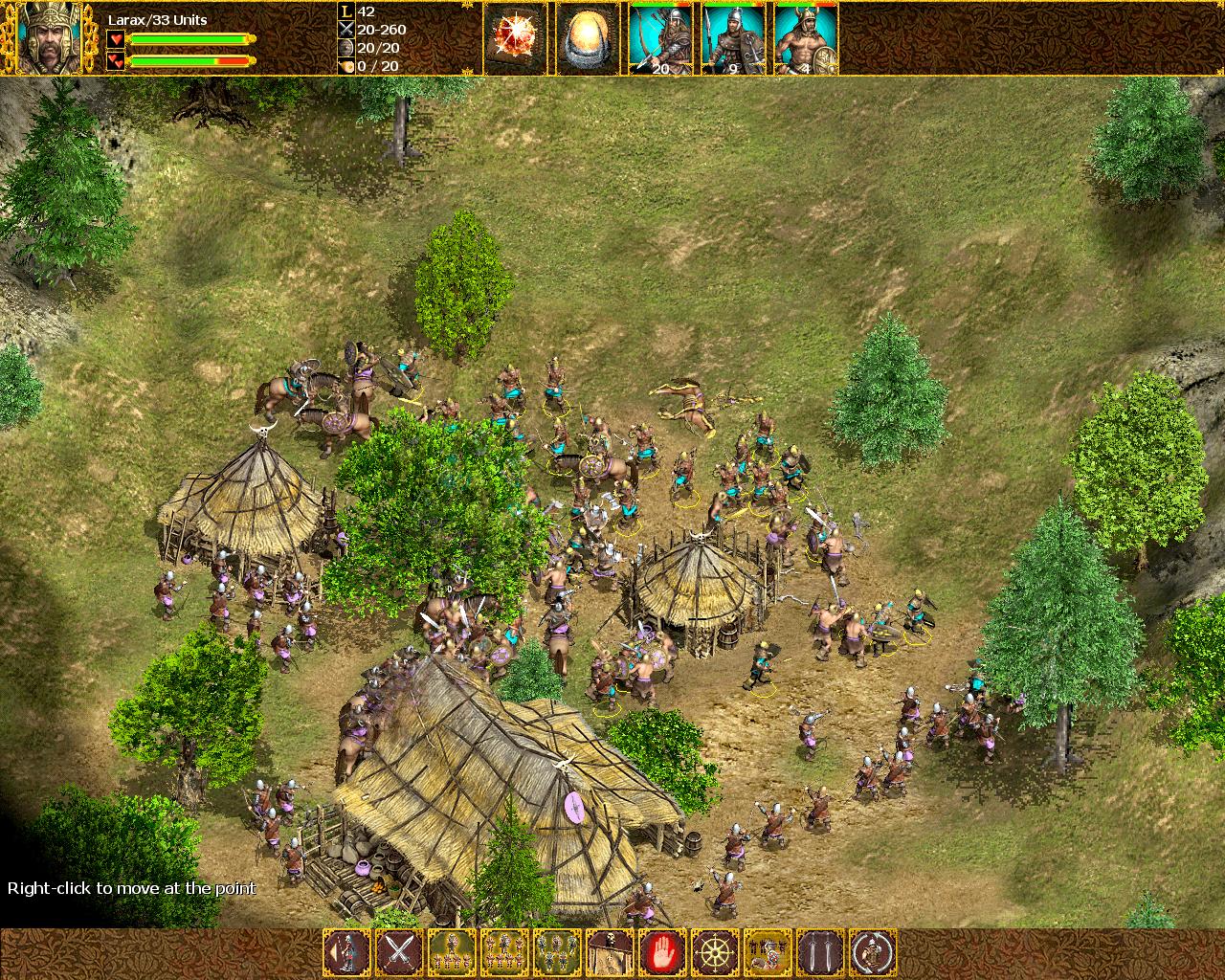 [07/10/2002] Leider lösen sich die Formationen in Gefechten allzu schnell auf.