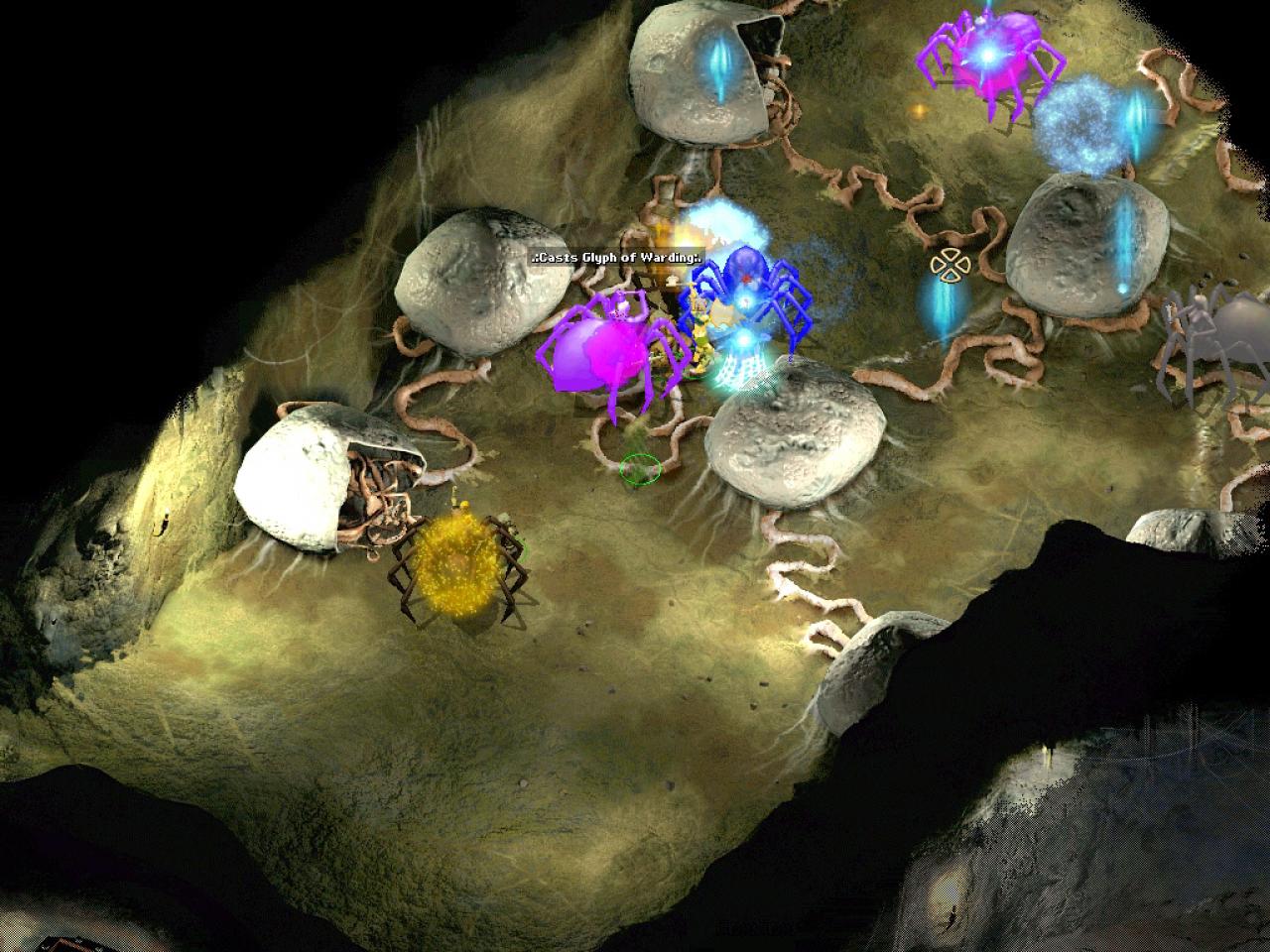 [21/10/2002] Igitt! In der Underdark stolpert unsere Party mitten in die Bruthöhle der Drider. Die ekligen Viecher können zu allem Überfluss auch noch zaubern, dass die Bude wackelt.