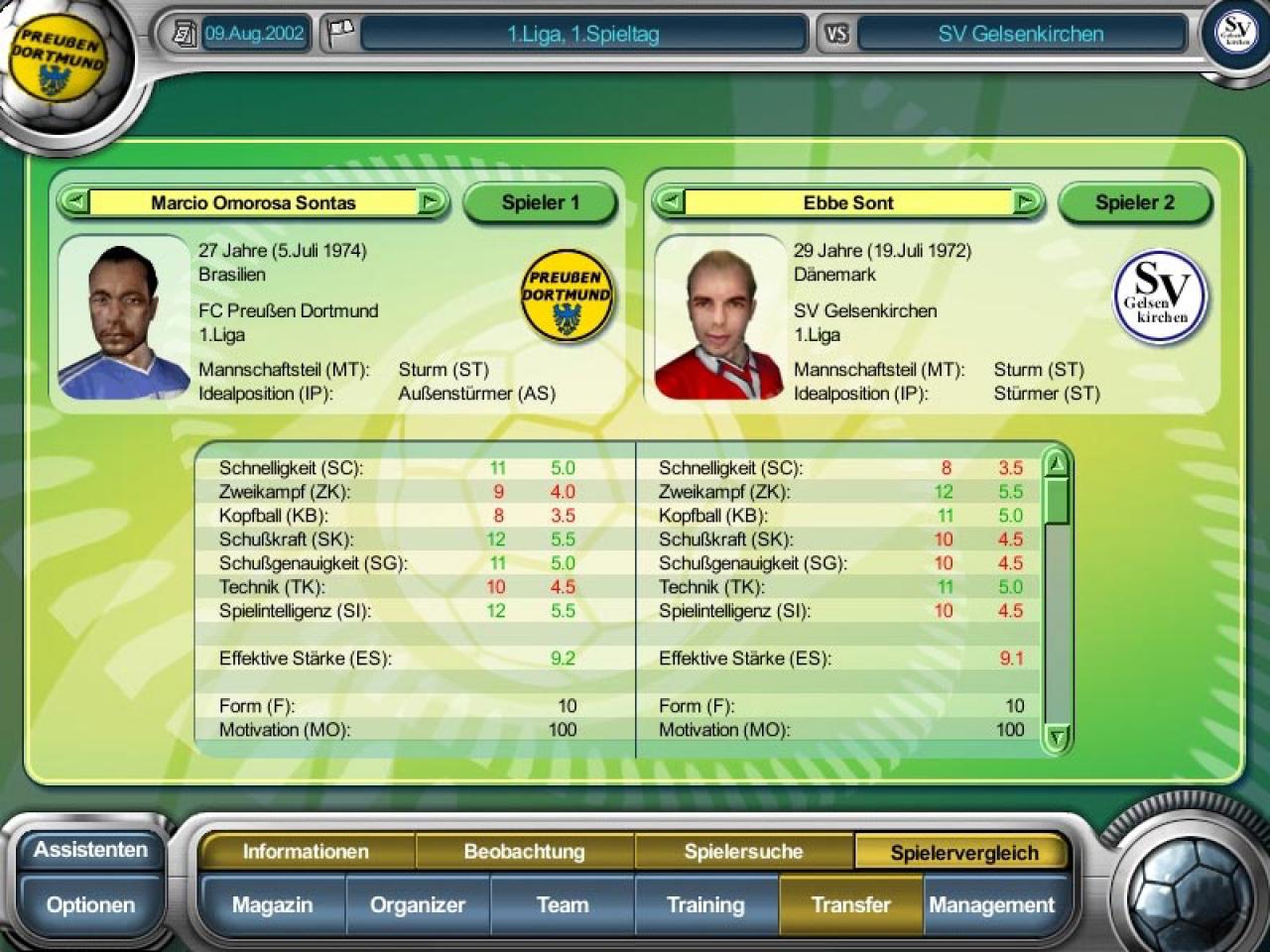 [24/11/2002] Anstoß 4 - der neue Patch behebt ein Absturz-Problem.
