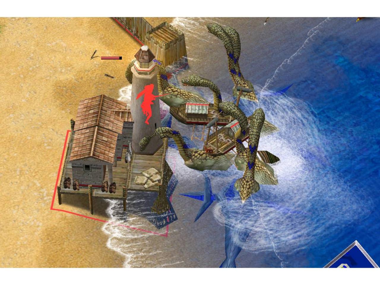 [22/11/2002] Vielköpfige Monster attackieren einen Hafen.