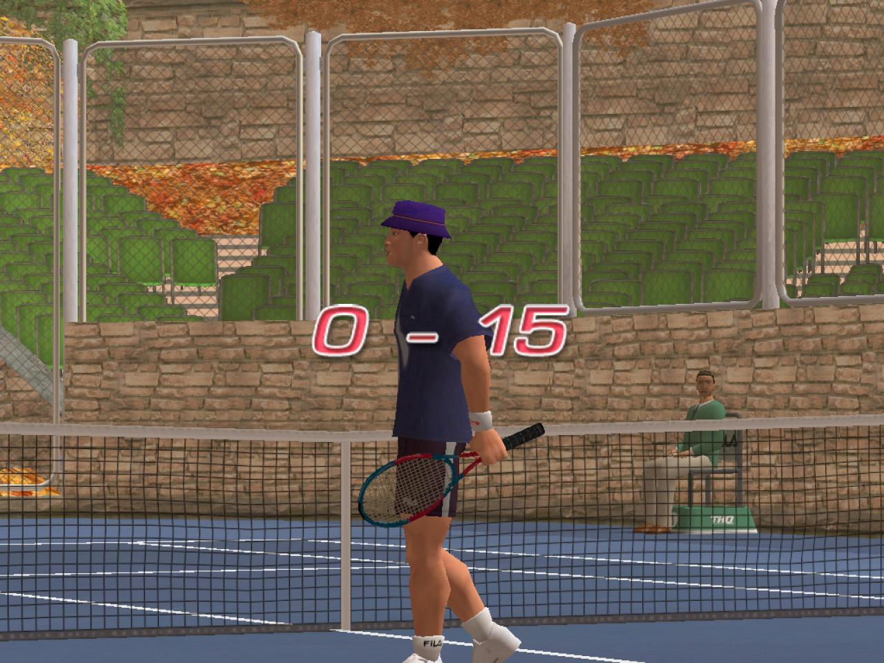 [26/11/2002] Gummihaut? Die Spieler wirken im Vergleich zu Virtua Tennis leider nicht sehr lebendig