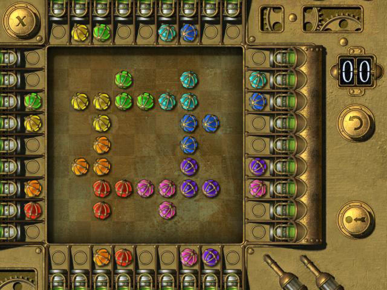 [15/11/2002] Dieses farbenfrohe Muster stammt aus dem Puzzle-Modus und muss von Ihnen aufgelöst werden.