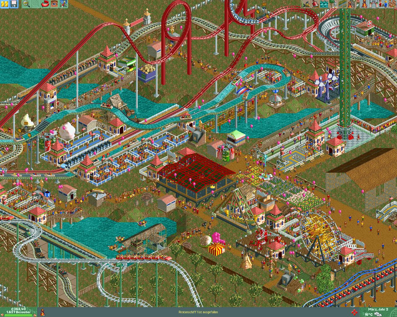 [25/11/2002] Screenshots zu Rollercoaster Tycoon 2.