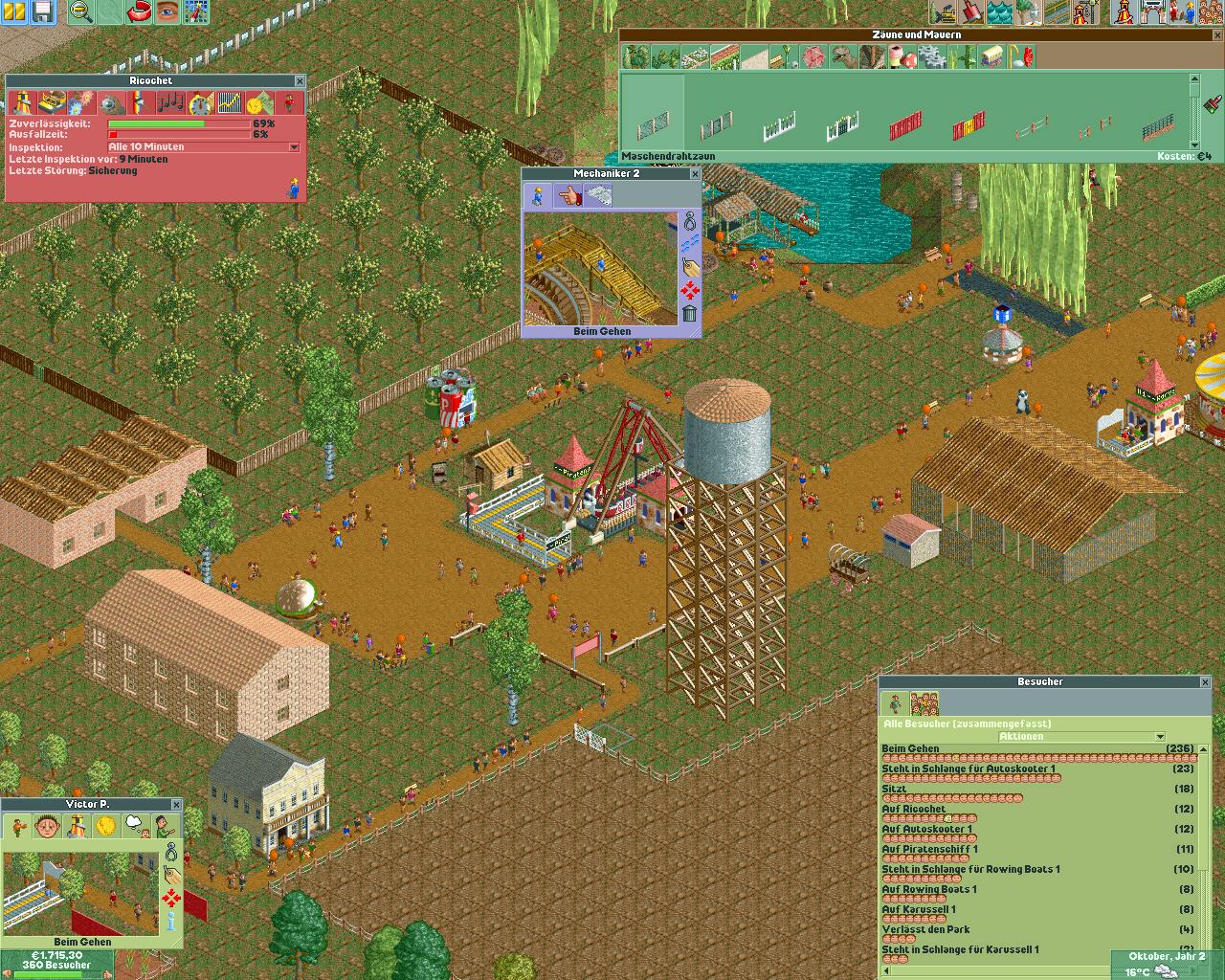 [14/11/2002] Screenshots zu Rollercoaster Tycoon 2. (7)