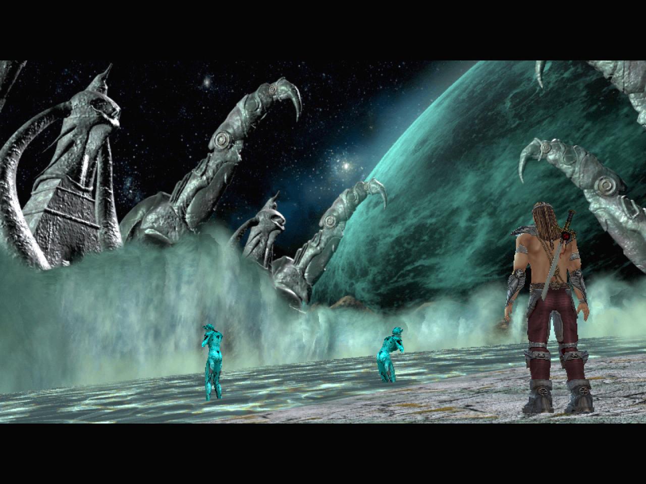 [27/11/2002] Vor opulenter Weltraumkulisse begegnen Sie den sexy Rheinfrauen.
