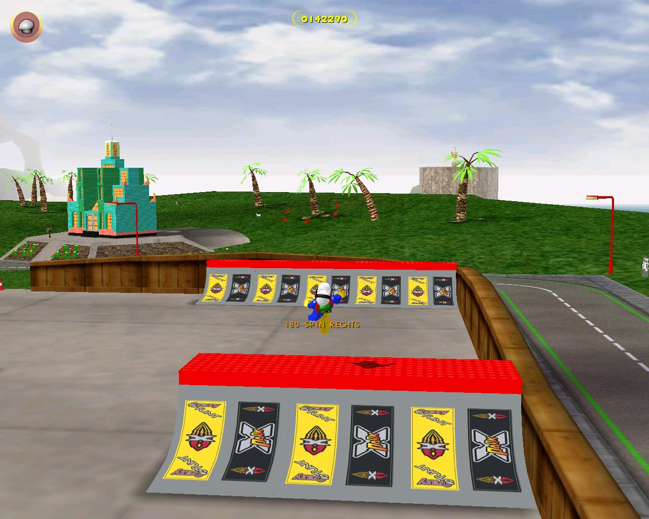 [22/02/2003] Auf dem Parcours lassen sich die besten Tricks durchführen.
