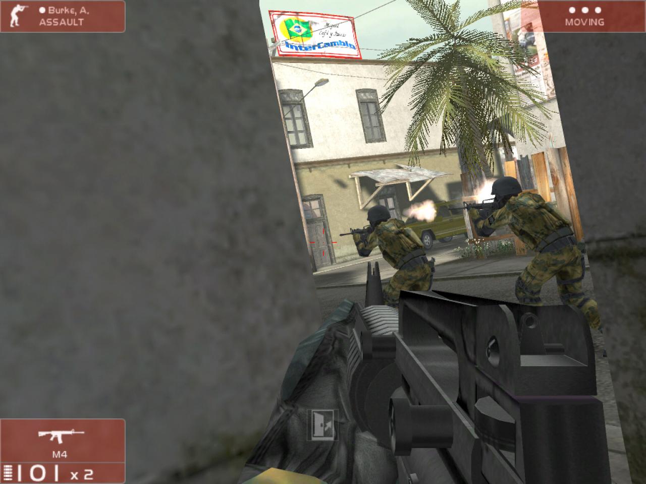[07/02/2003] Das (virtuelle) Raven Shield-Team im Einsatz.