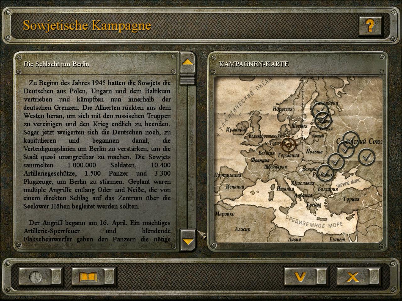 [19/03/2003] Blitzkrieg wartet mit einer Fülle an Hintergrundinformationen zu jeder Schlacht und jeder Einheit auf.