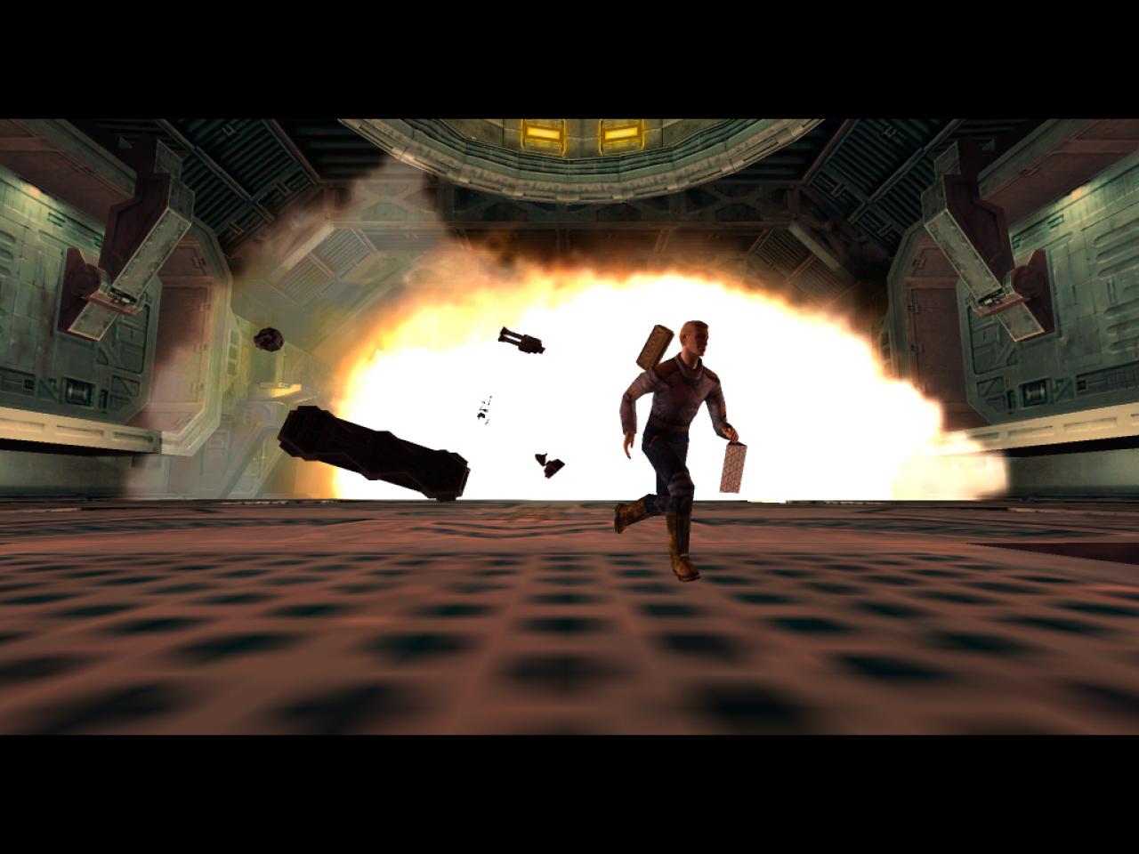 [28/03/2003] Zwischenspiel: Der Stil der Videosequenzen, mit denen die Hintergrundgeschichte erzählt wird, erinnert an alte Wing-Commander-Folgen.