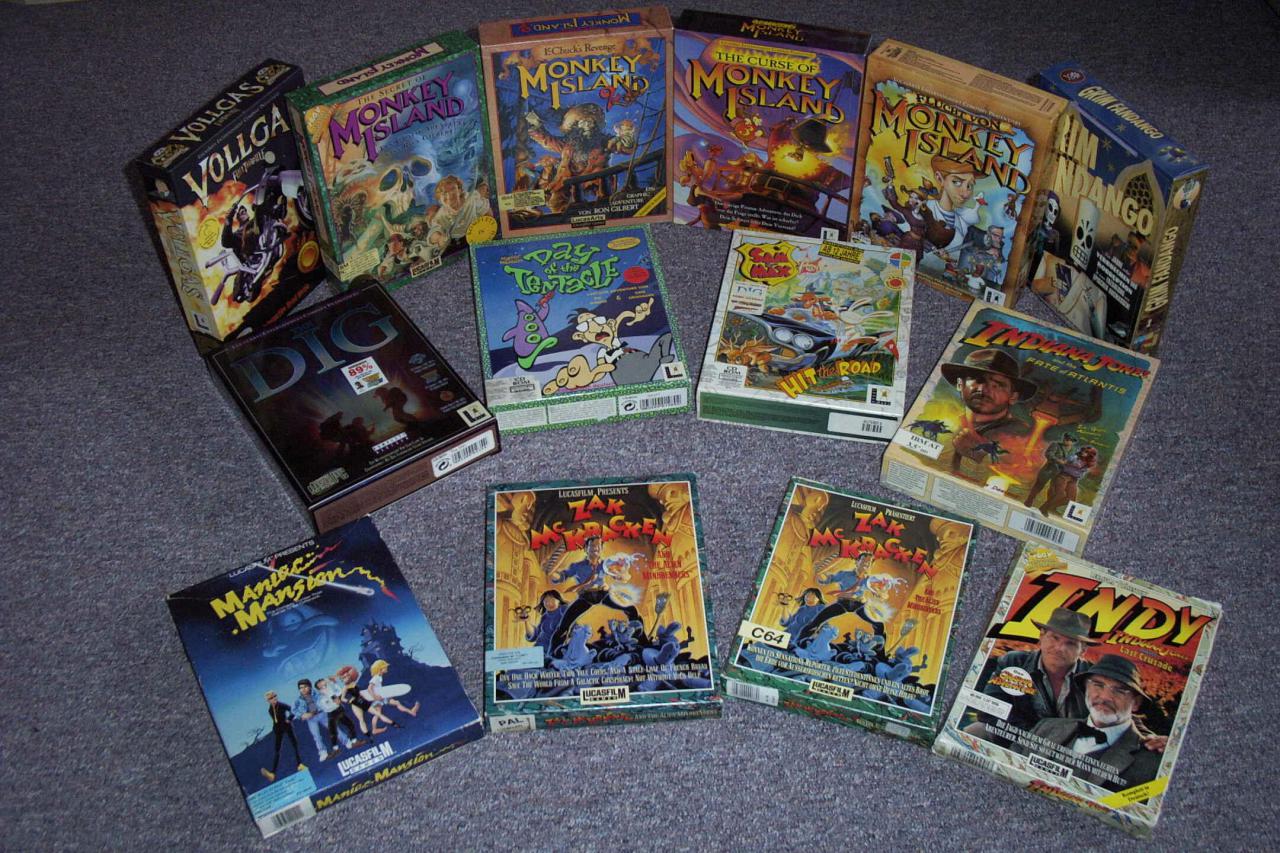 [25/03/2003] Die Lucas-Arts-Spiele-Sammlung von 