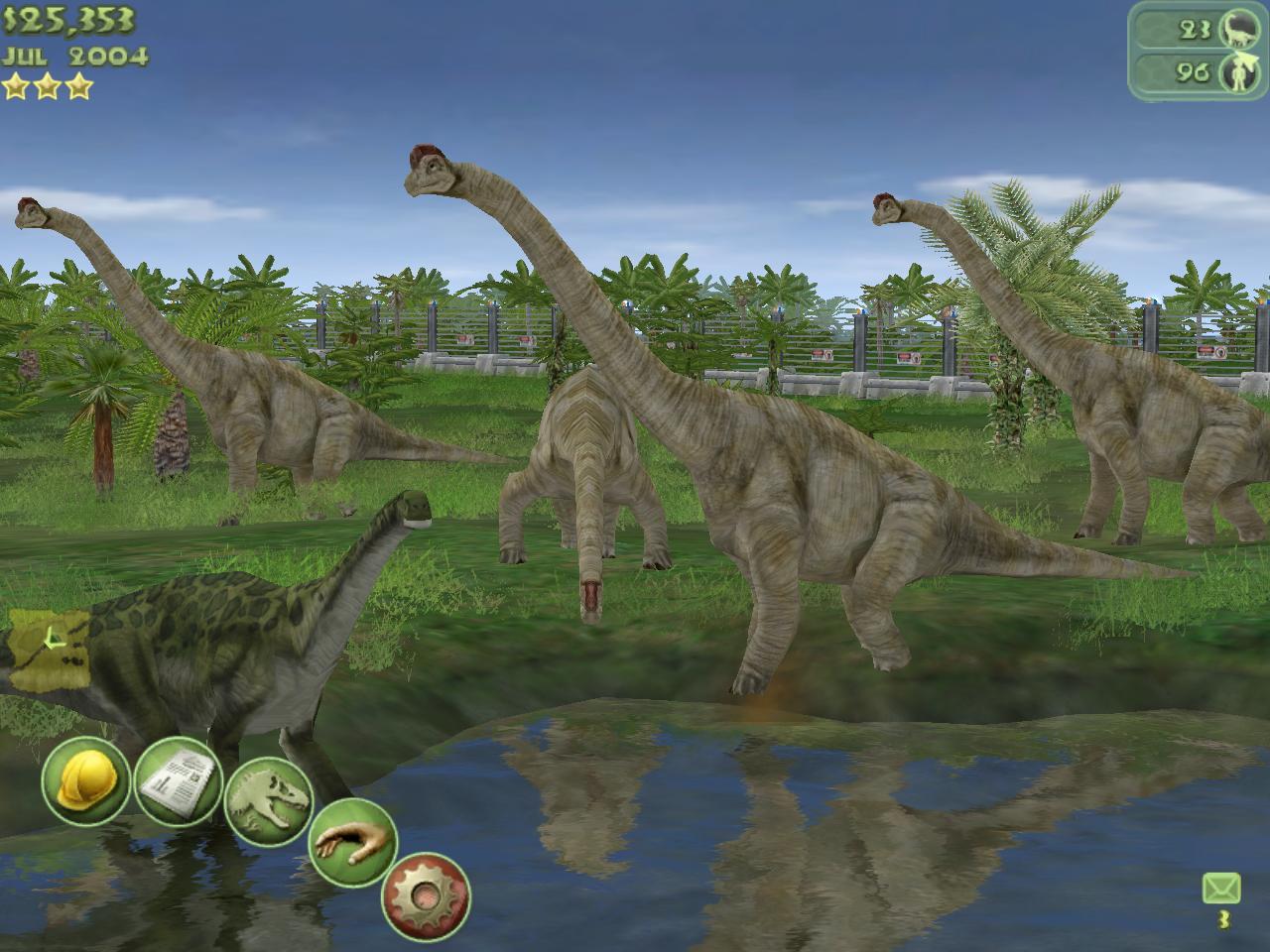 [10/04/2003] Mit hübschen Wassereffekten sowie detaillierten und gut animierten Dinosauriern macht Operation Genesis auch grafisch eine gute Figur.