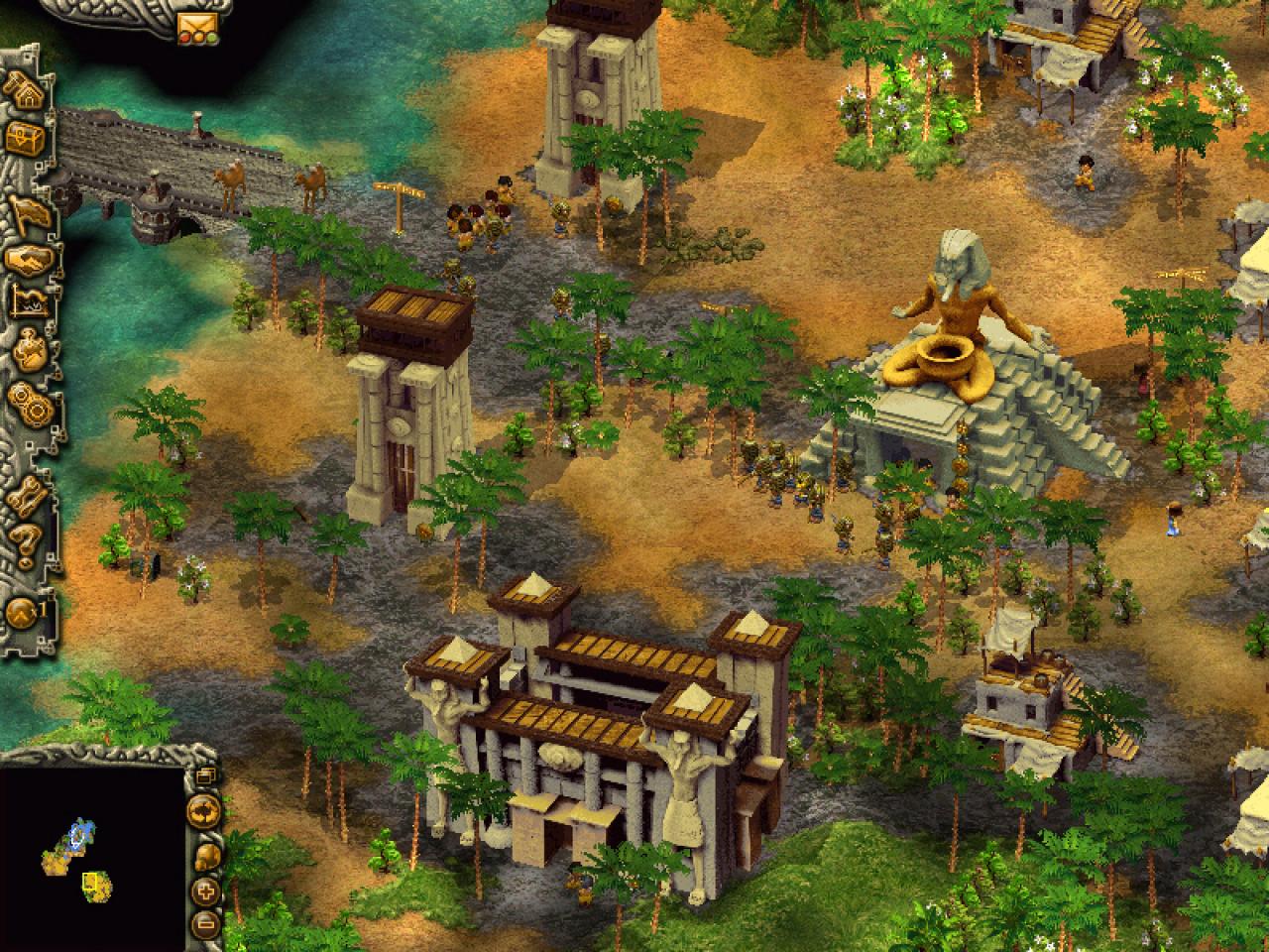 [07/04/2003] Das neu in das Spiel aufgenommene Volk der Ägypter besticht mit hübscher Architektur, spielbar ist es aber nicht.