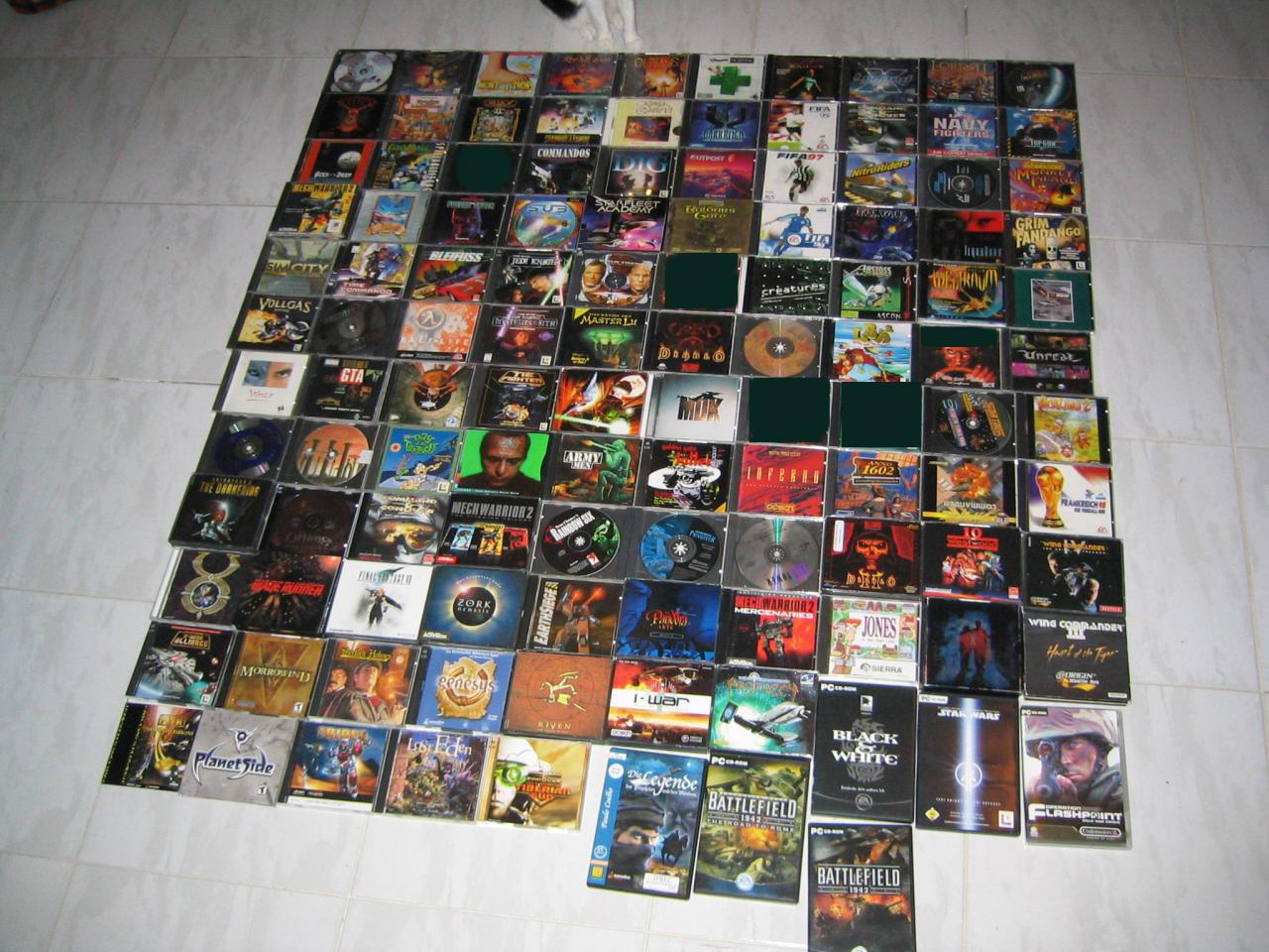 [06/06/2003] Die Spielesammlung von Simon Walser.