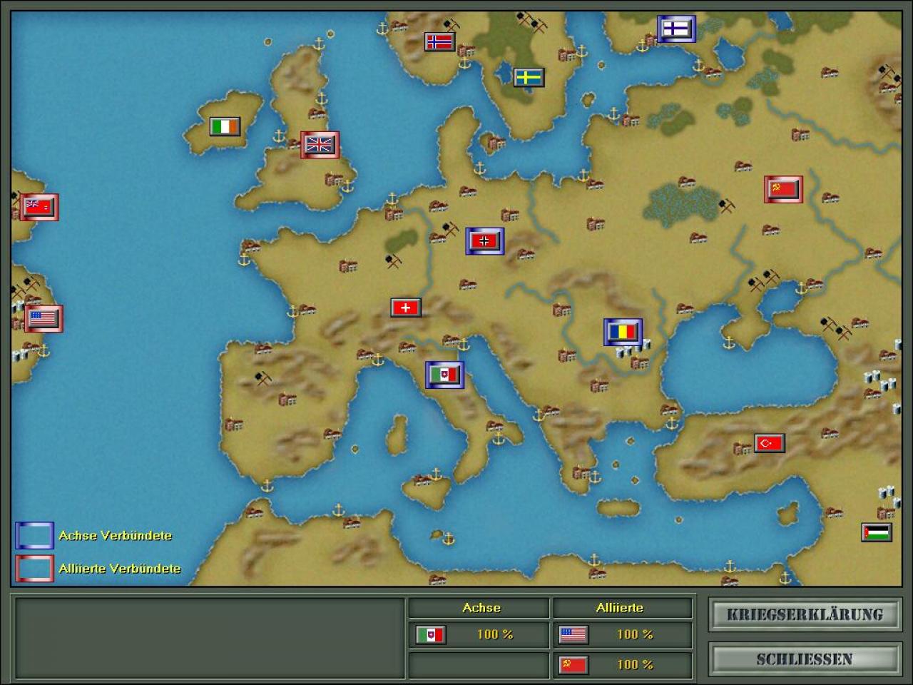 [26/06/2003] Die Achse: Italien, Deutschland, Rumänien und Finnland.