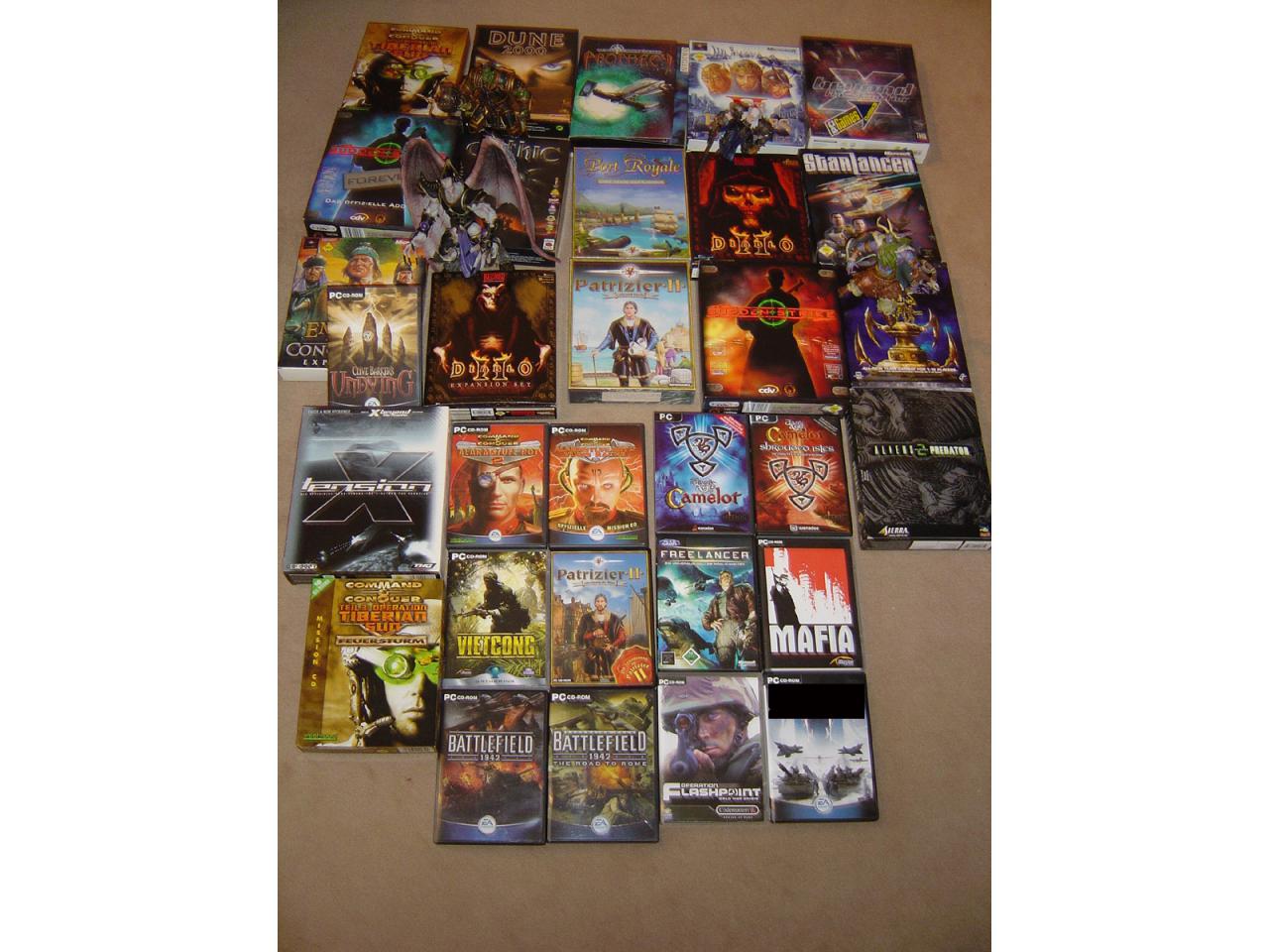 [15/07/2003] Die Spielesammlung von Daniel Heinrich.