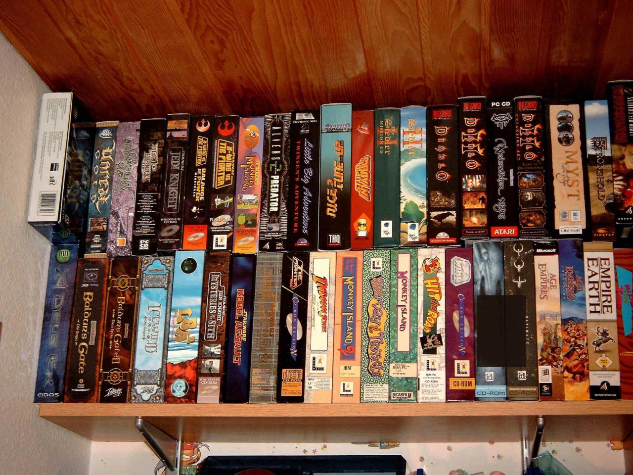 [02/07/2003] Die Spielesammlung von Nali_WarCow.
