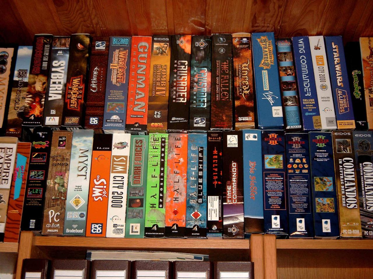 [02/07/2003] Die Spielesammlung von Nali_WarCow.