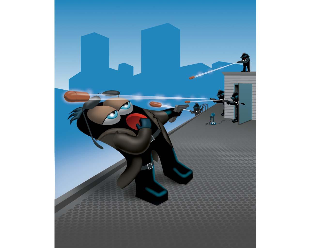 [18/07/2003] 64 Prozent der Umfrage-Teilnehmer würden Enter the Matrix weiterempfehlen.