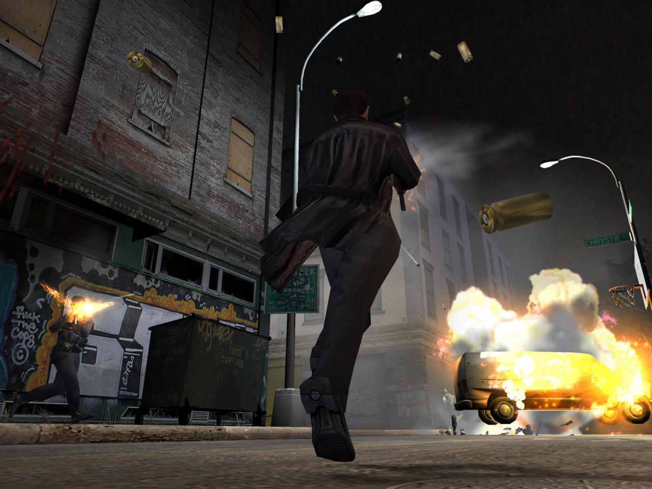 [21/08/2003] Max Payne 2 - (Wertung: 90) - Der New Yorker Cop Max Payne erlebt eine Geschichte, die unter die Haut geht. Im Third-Person-Shooter erwarten euch tolle Zwischensequenzen und der legendäre Bullet-Time-Modus.