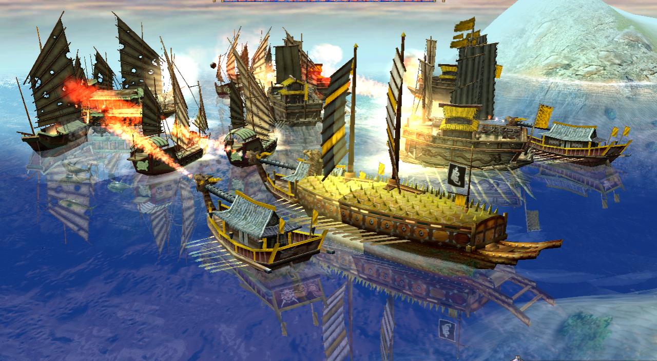 [19/11/2003] An der Seite von Admiral Yi tragen Sie im koreanischen Befreiungskrieg Seeschlachten aus. Das Wasser ist eines der grafischen Highlights.