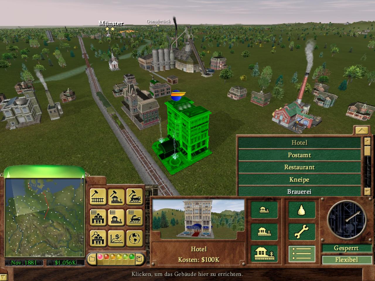 [08/12/2003] Die Railroad Tycoon-Reihe erweitert den Kindheitstraum des Lokführers. Hier bauen Sie eine ganze Eisenbahngesellschaft auf.