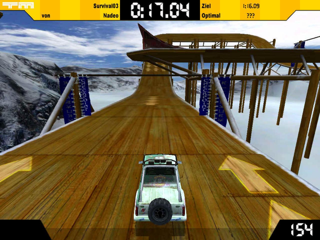 [26/05/2004] Abgefahrene Strecken zu bauen ist der reizvollste Aspekt von Trackmania.