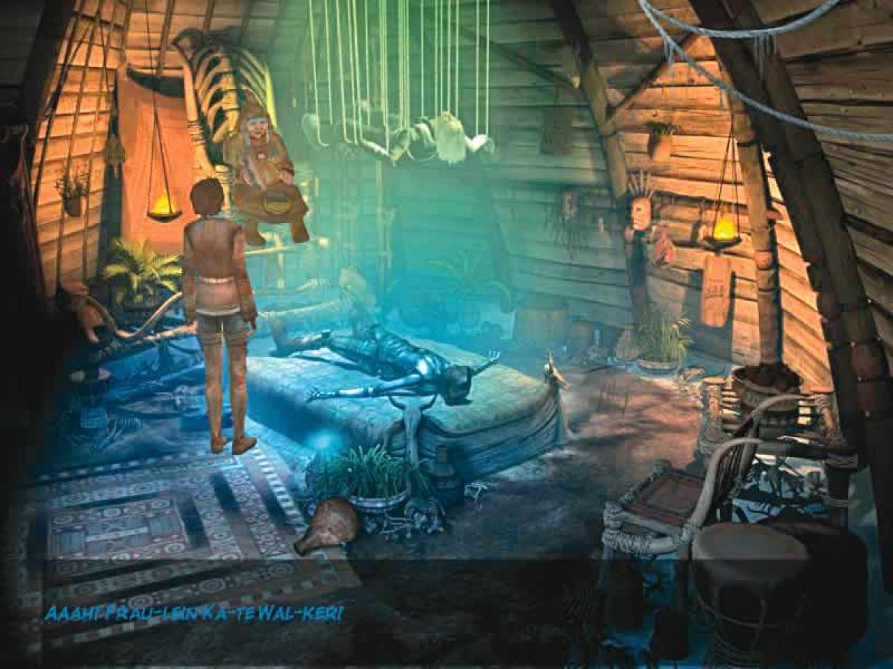 [22/06/2004] Hans Voralberg (hängt an der Decke) hat ein Händchen dafür, von einer Katastrophe in die nächste zu schlittern. 