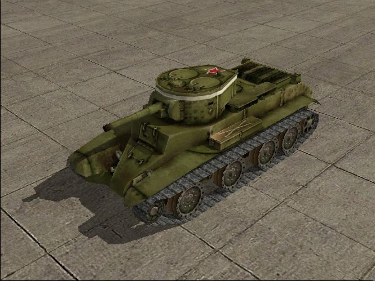 [24/06/2004] BT-7 (Sowjets)Geschwindigkeit: 16Panzerung: 13-26Feuerkraft: 45MGs: 1