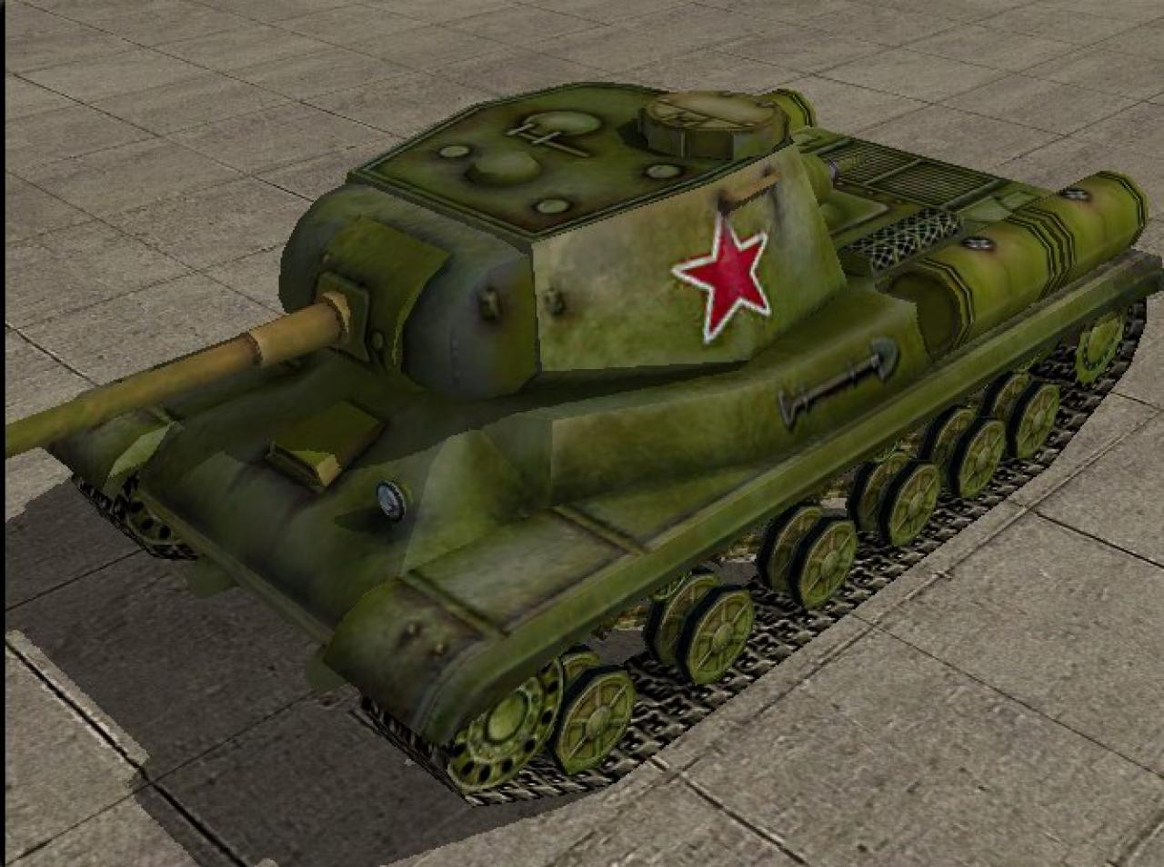 [24/06/2004] IS-2 (Sowjets)Geschwindigkeit: 10Panzerung: 75-110Feuerkraft: 122MGs: 1