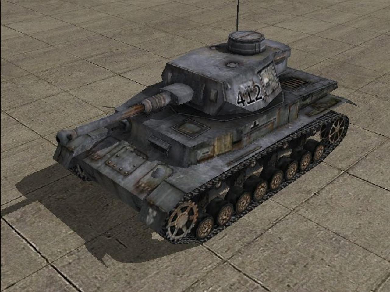 [24/06/2004] Panzer IV F2 (Deutschland)Geschwindigkeit: 13Panzerung: 20-60Feuerkraft: 78MGs: 2