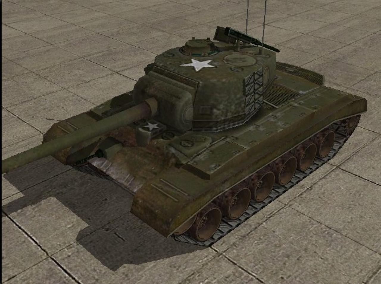 [24/06/2004] M-26 Pershing (USA / GB)Geschwindigkeit: 10Panzerung: 50-102Feuerkraft: 90MGs: 2
