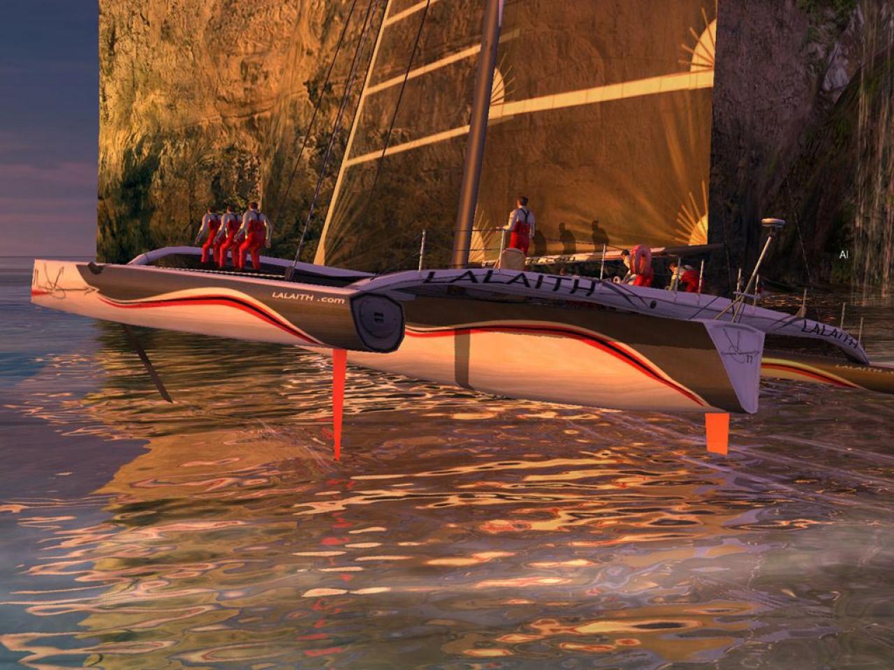 [06/07/2004] Die neue Grafik-Engine sorgt für realistische Wasser-Animationen und detaillierte Boote.
