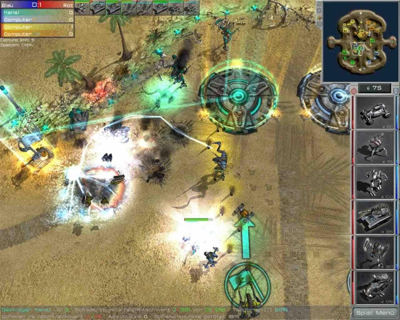 [13/08/2004] Bei Gefechten mit mehreren Spielern geht die Übersicht zeitweise verloren.