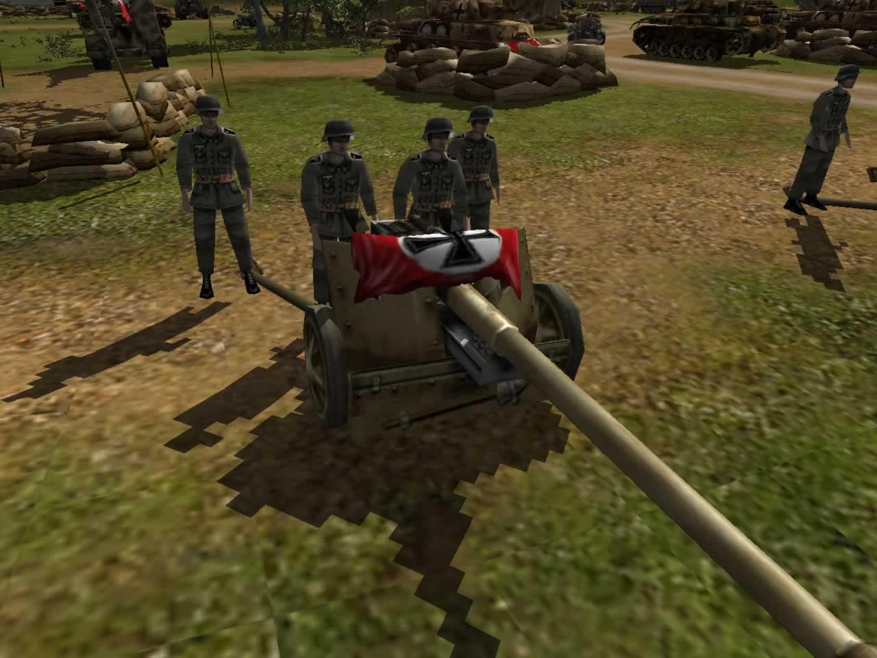 [13/08/2004] Besonders die Einheiten wirken weniger detailliert als bei Codename: Panzers.