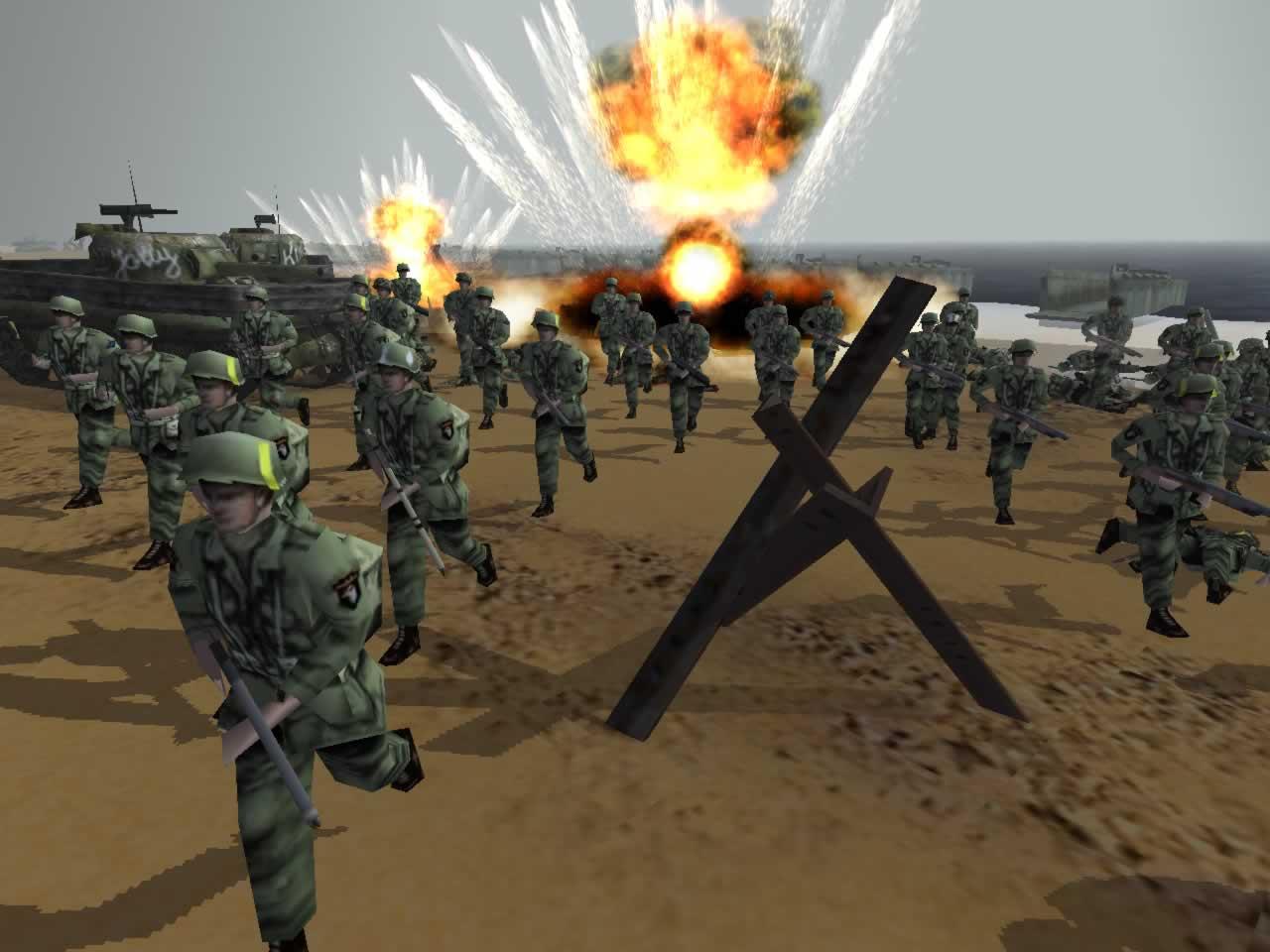 [13/08/2004] Die Landung an Omaha Beach ist eine der wenigen Massenschlachten.