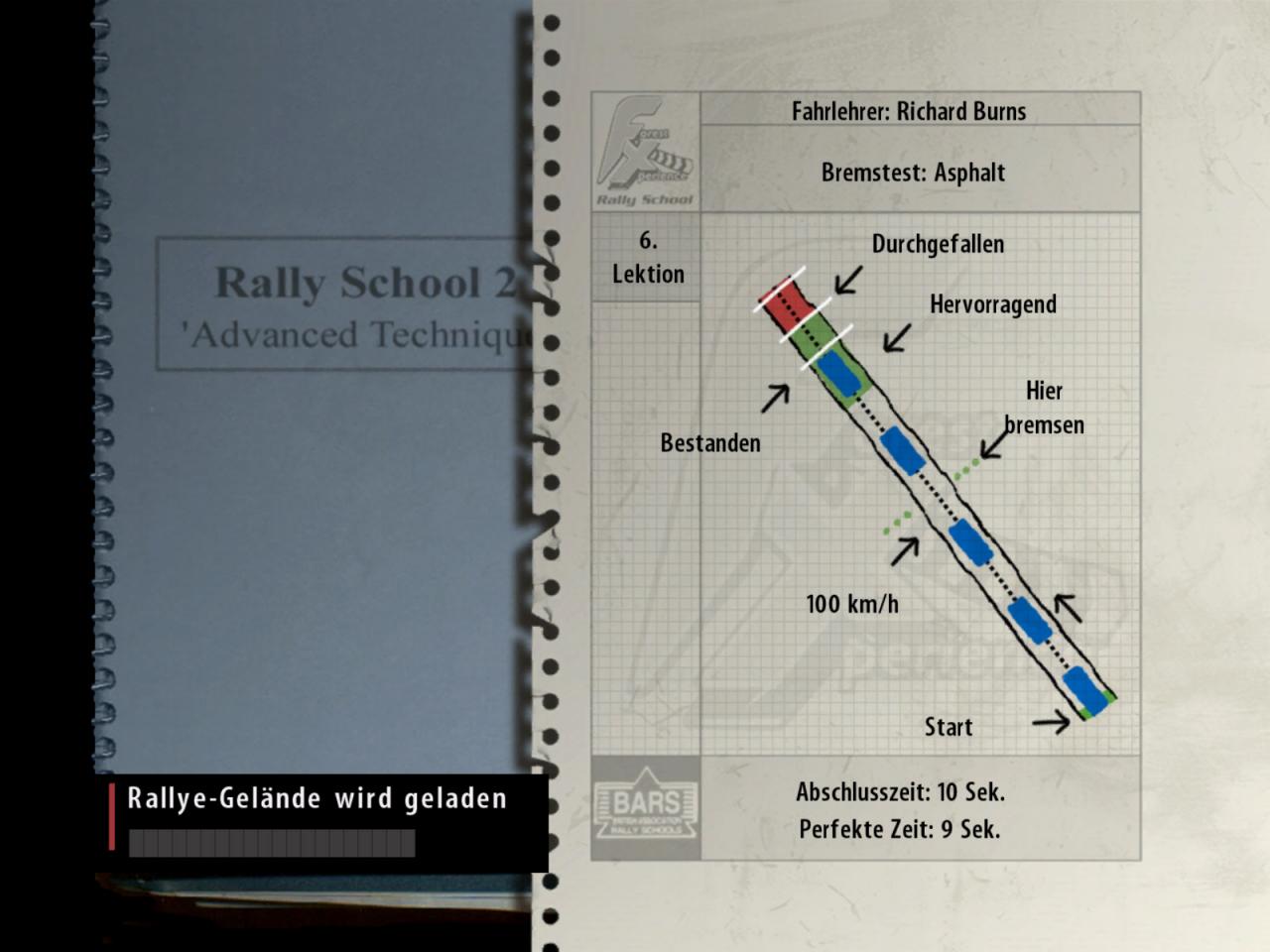 [03/09/2004] In der Rallyeschule lernen und üben Sie wichtige Grundlagen für die spätere Meisterschaft.