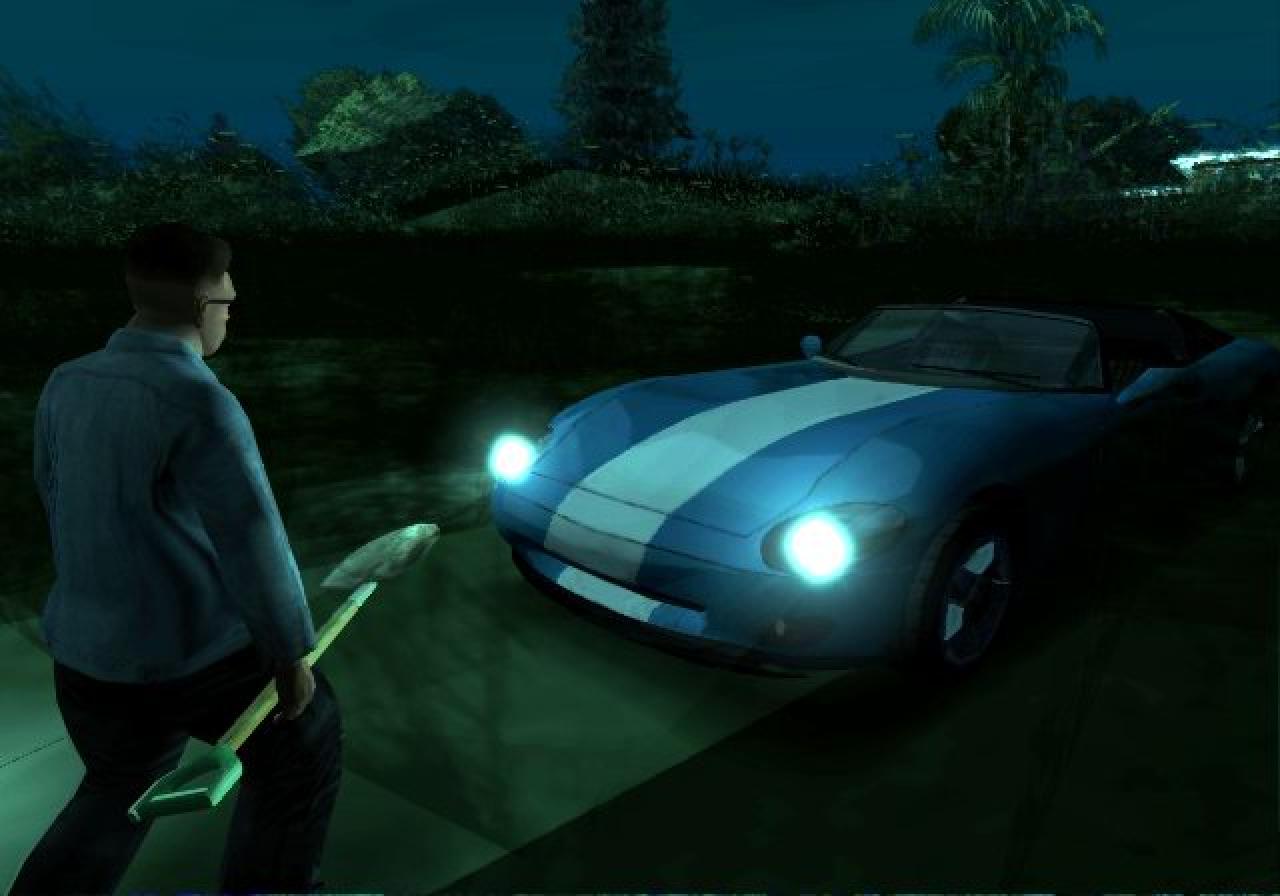[14/10/2004] Cruisn': Abseits der Story-Missionen geht die Erzählung in GTA: San Andreas weiter: vielen Orten im Spiel sind eigene Themen zugeordnet.